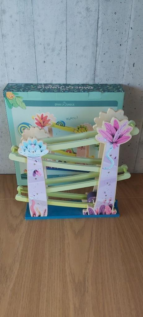 Moulin Roty Waterval  in de jungle, Kinderen en Baby's, Speelgoed | Houten speelgoed, Gebruikt, Overige typen, Ophalen of Verzenden