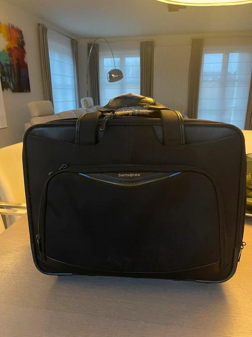 Samsonite laptoptas zwart, Informatique & Logiciels, Sacoches d'ordinateur portable, Comme neuf, Enlèvement ou Envoi