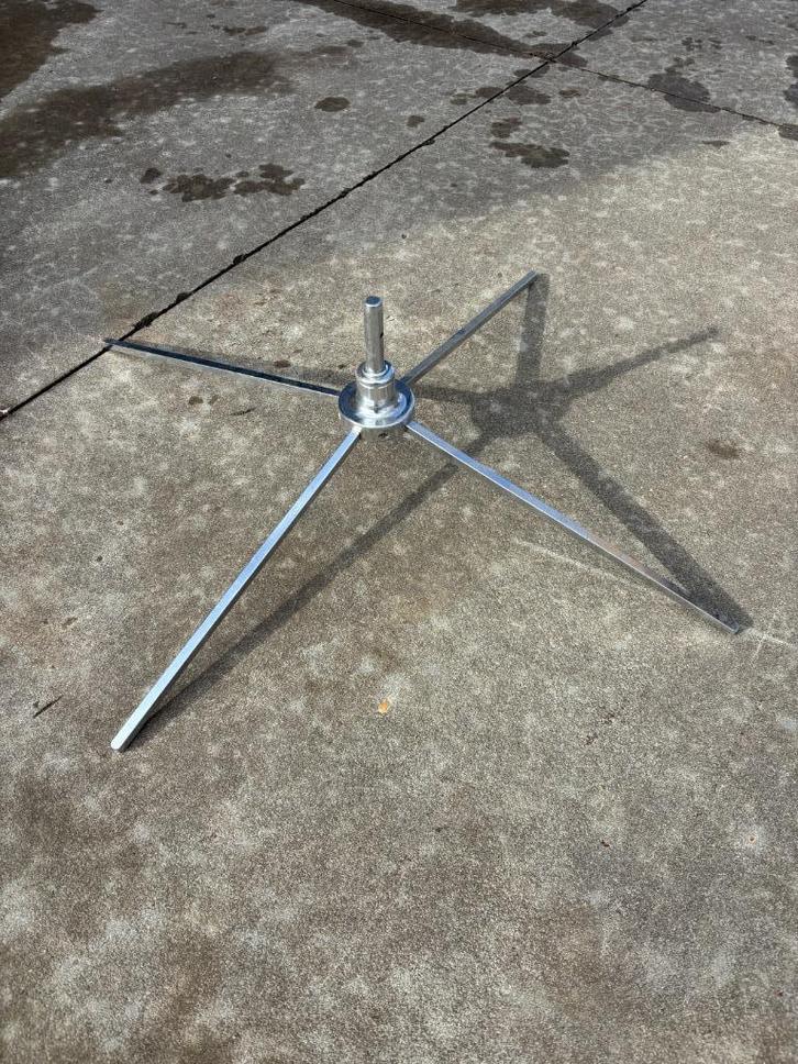 Beachflag standaard metaal inklapbaar – verzinkt staal, Doe-het-zelf en Bouw, Metalen, Zo goed als nieuw, Overige metalen, Ophalen of Verzenden