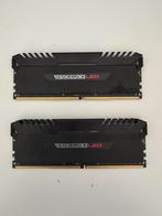 Vengeance LED 32Gb (2x16) 3200MHz DDR4, Computers en Software, RAM geheugen, Ophalen, Zo goed als nieuw, DDR4