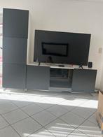 Meuble TV IKEA BESTÅ avec colonne – en très bon état, Enlèvement, Comme neuf