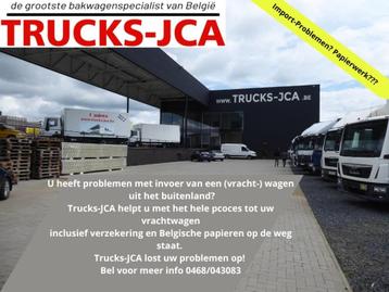 Invoerproblemen met uw vrachtwagen?  beschikbaar voor biedingen