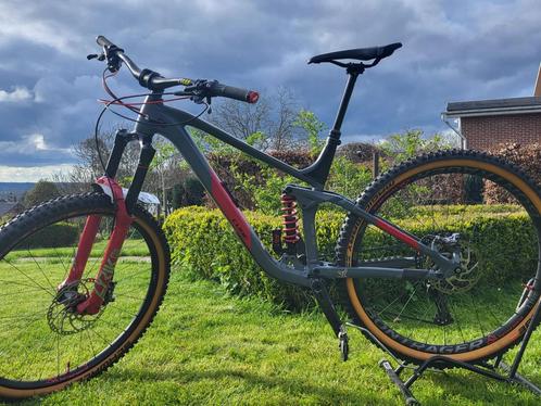 VTT Cube Stereo 170 TM 20" Grey & Red, Vélos & Vélomoteurs, Vélos | VTT & Mountainbikes, Utilisé, Hommes, Autres marques, VTT tout suspendu