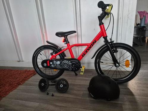16 inch kinderfiets, Fietsen en Brommers, Fietsen | Kinderfietsjes, Zo goed als nieuw, 16 tot 20 inch, Zijwieltjes, Ophalen