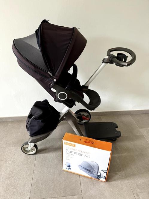 Stokke Xplory bleu foncé - idéal comme deuxième poussette, Enfants & Bébés, Poussettes & Combinaisons, Utilisé, Poussette, Autres marques