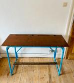 Bureau d'école vintage, Enlèvement, Comme neuf, Rectangulaire, Métal