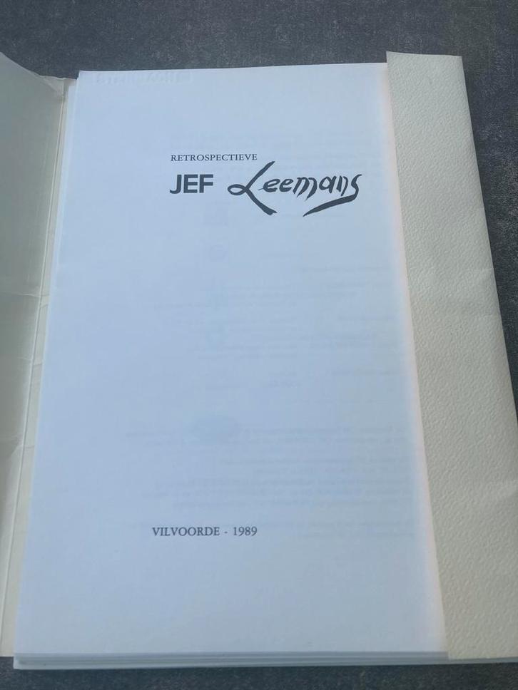 Portfolio retrospectieve Jef Leemans 1989, Boeken, Auto's | Boeken, Zo goed als nieuw, Ophalen of Verzenden
