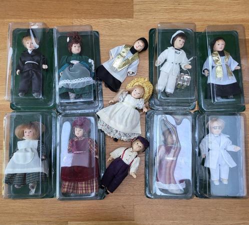 Vintage porseleinen mini popjes, Verzamelen, Poppen, Nieuw, Pop, Ophalen of Verzenden