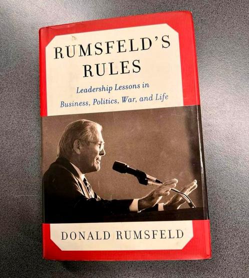 Les règles Rumsfeld Leadership politique commerciale guerre, Livres, Politique & Société, Comme neuf, Enlèvement ou Envoi