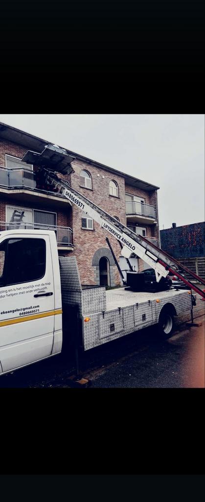 te huur verhuislift en verhuiswagen €€, Zakelijke goederen, Machines en Bouw | Liften, Steigers en Ladders, Ophalen of Verzenden