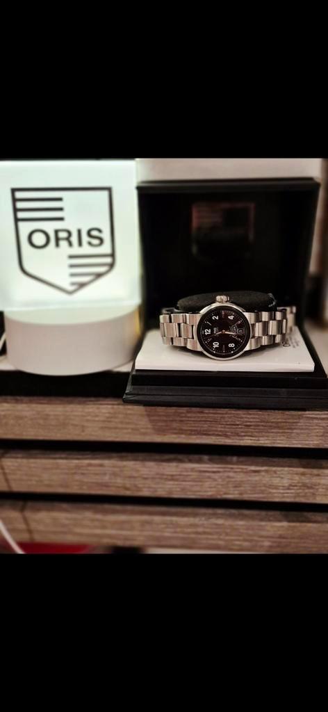 Oris day date automatic 41mm perfecte staat, Handtassen en Accessoires, Horloges | Heren, Zo goed als nieuw, Breitling, Ophalen of Verzenden