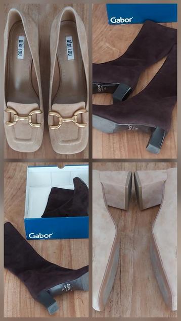 Action : Les mocassins Bibi Lou et les bottes Gabor taille 4, Enlèvement ou Envoi, Comme neuf