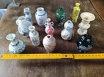 Miniatuur porseleinen vaasjes Franklin Mint -12 stuks, Antiek en Kunst, Ophalen of Verzenden