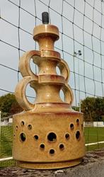 Schitterende keramische lamp 60's west Duitsland top 60 cm, Antiek en Kunst