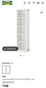 IKEA PAX hoek aanbouwdeel 201cm, Huis en Inrichting, Kasten | Kleerkasten, Ophalen, Met plank(en), 200 cm of meer, Pax
