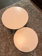 Salontafels / bijzet tafels, Comme neuf, Moins de 50 cm, Modern, Rond