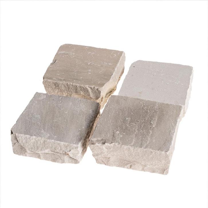 KANDLA KASSEIEN (MULTI) 14 X 14 X 3-5 CM | EINDE STOCK, Tuin en Terras, Tegels en Klinkers, Nieuw, Klinkers, Natuursteen, 10 m² of meer