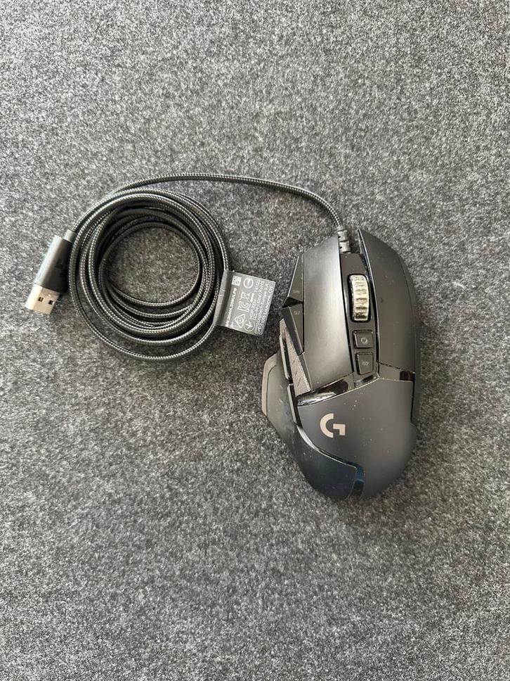 Logitech G502 HERO USB-muis met kabel, Computers en Software, Muizen, Zo goed als nieuw, Muis, Bedraad, Ergonomisch, Ophalen of Verzenden