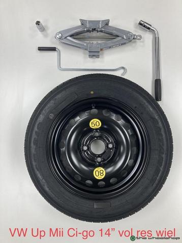 Reservewiel + Gereedschapset VW up SEAT Mii SKODA Citigo 14  beschikbaar voor biedingen