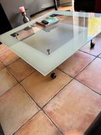 salontafel, Ophalen, Vierkant, Zo goed als nieuw, Glas