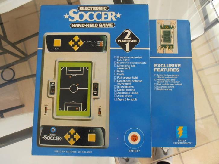 Jeu électronique "Soccer" – ENTEX ELECTRONICS (1980), Consoles de jeu & Jeux vidéo, Consoles de jeu | Autre, Utilisé, Enlèvement ou Envoi