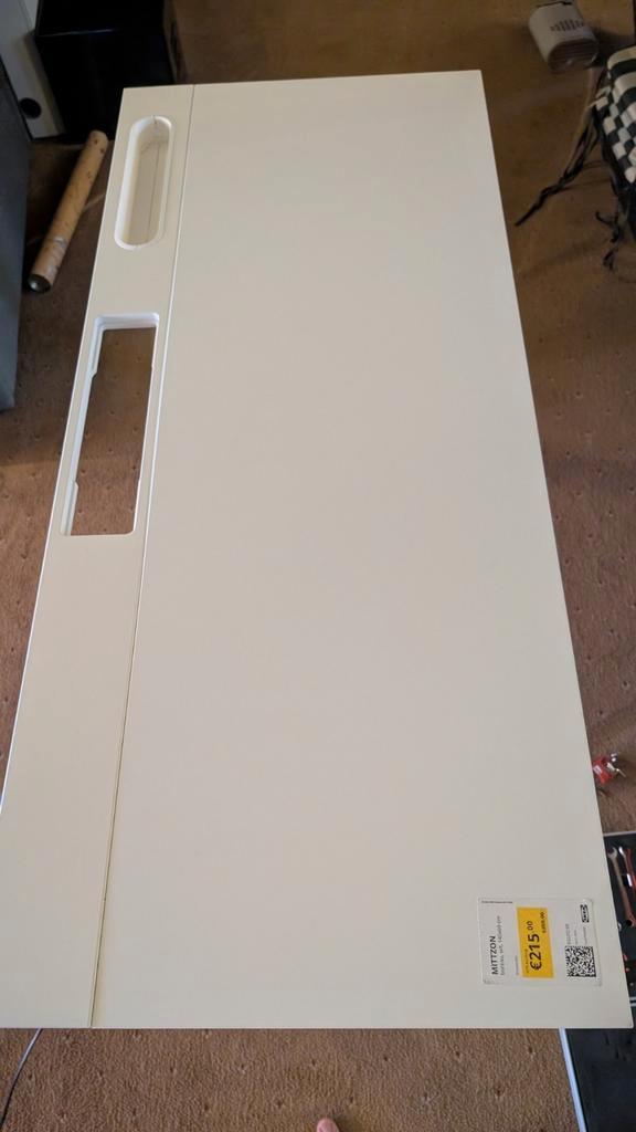 Ikea Mittzon tafelblad & insteekmodule 140cm [Nieuw], Huis en Inrichting, Bureaus, Zo goed als nieuw, Ophalen