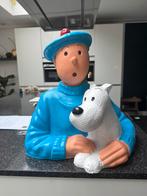 Belle statue de Tintin avec Bobby, Enlèvement, Comme neuf, Fantasy