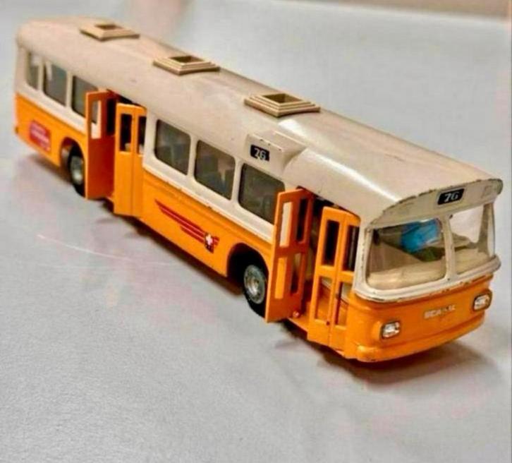 1960 Tekno Denmark Holland 851 Scania CR-76 City Bus 1:43, Hobby en Vrije tijd, Modelauto's | 1:43, Zo goed als nieuw, Bus of Vrachtwagen