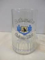 1 Duitse glazen bierpul Dortmunder Union-Bier, Verzamelen, Ophalen of Verzenden, Gebruikt, Glas of Glazen, Overige merken