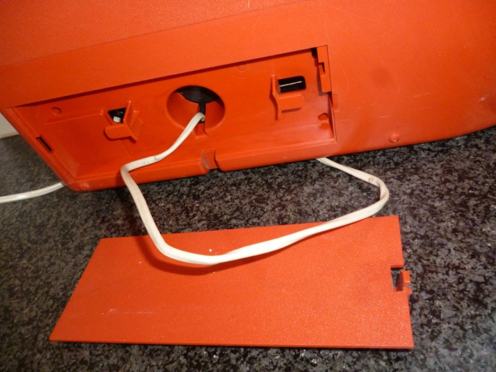 Platine Philips 133 Space Age Vintage Orange - Pour Pièces Détachées