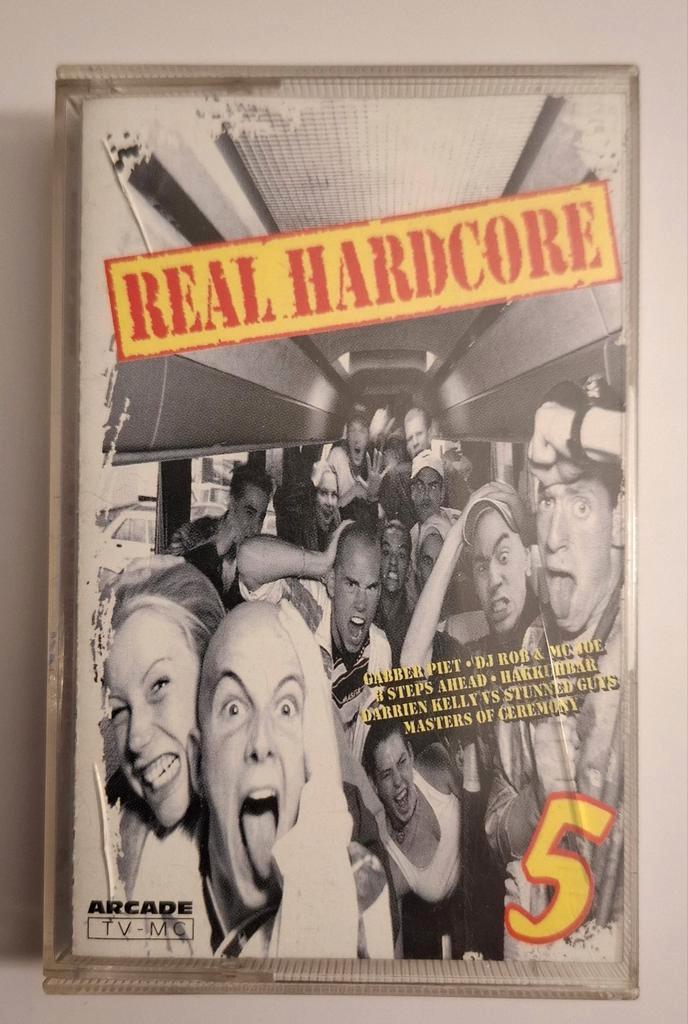 Real Hardcore 5 Muziek Cassette Arcade, Cd's en Dvd's, Cassettebandjes, Verzenden
