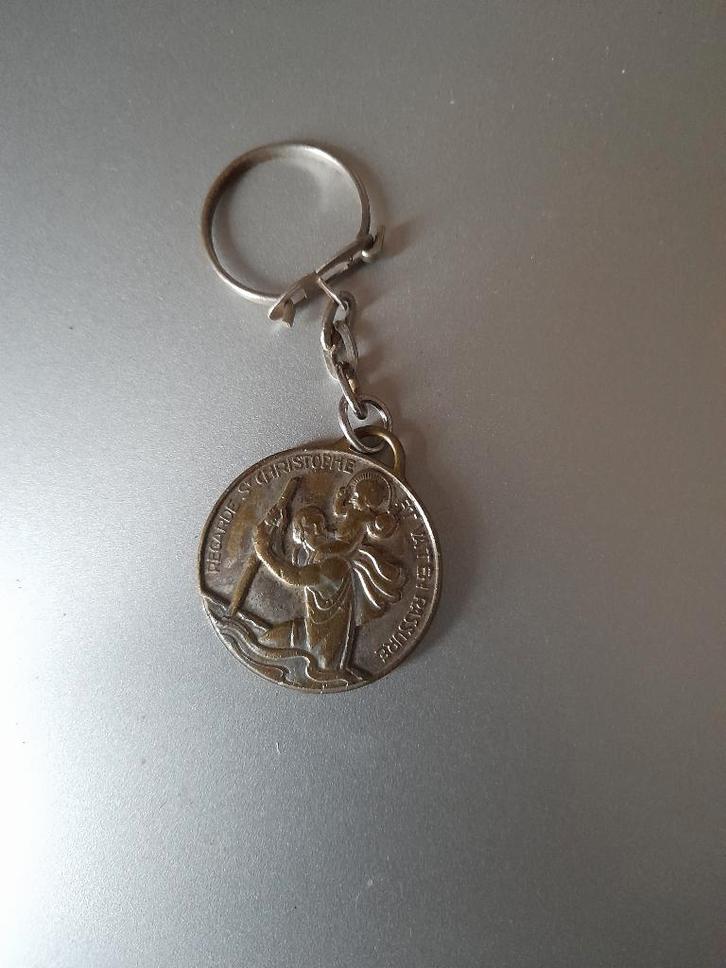 ancien ports clé st christophe paris, Collections, Porte-clés, Utilisé, Autres types, Enlèvement ou Envoi