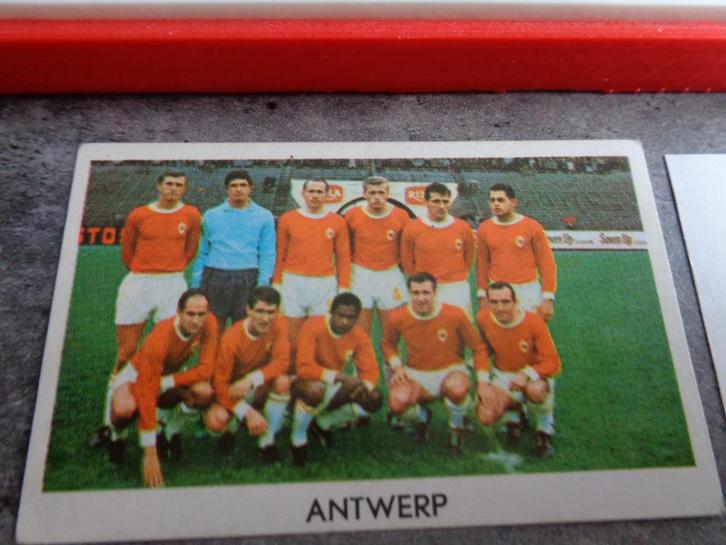 VOETBAL TEAM prent jaren 60 uitgever MONTY  FC ANTWERP, Hobby en Vrije tijd, Stickers en Plaatjes, Plaatje, Verzenden