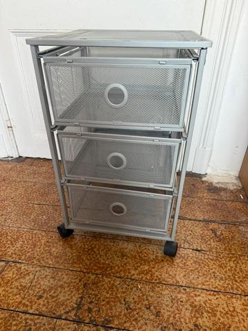 Caisson à tiroirs sur roulettes IKEA, 3 ou 4 tiroirs, 25 à 50 cm, Moins de 100 cm, Enlèvement