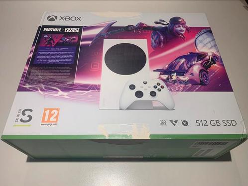 Xbox series S Fortnite+Rocket League edition, Games en Spelcomputers, Spelcomputers | Xbox Series X en S, Zo goed als nieuw, Xbox Series S