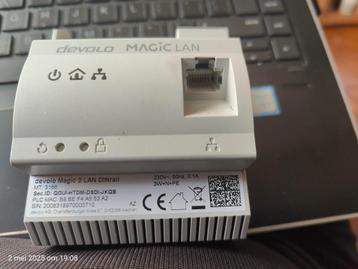 Adaptateur d'extension LAN DINRail Devolo Magic 2, Informatique & Logiciels, Enlèvement, Comme neuf
