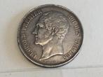 België 5 Frank 1865 Leopold I zilver, Postzegels en Munten, Munten | België, Ophalen of Verzenden, Zilver