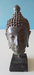 Tête de bouddha en bronze Thaïlande 17 cm, Utilisé, Enlèvement ou Envoi
