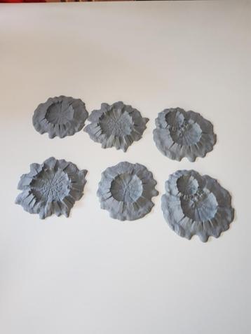 resin kraters 6 stuks 4x4 inch: ideaal voor scenery 40k beschikbaar voor biedingen