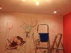 renovatie van de kamers van uw kind, Peinture décorative