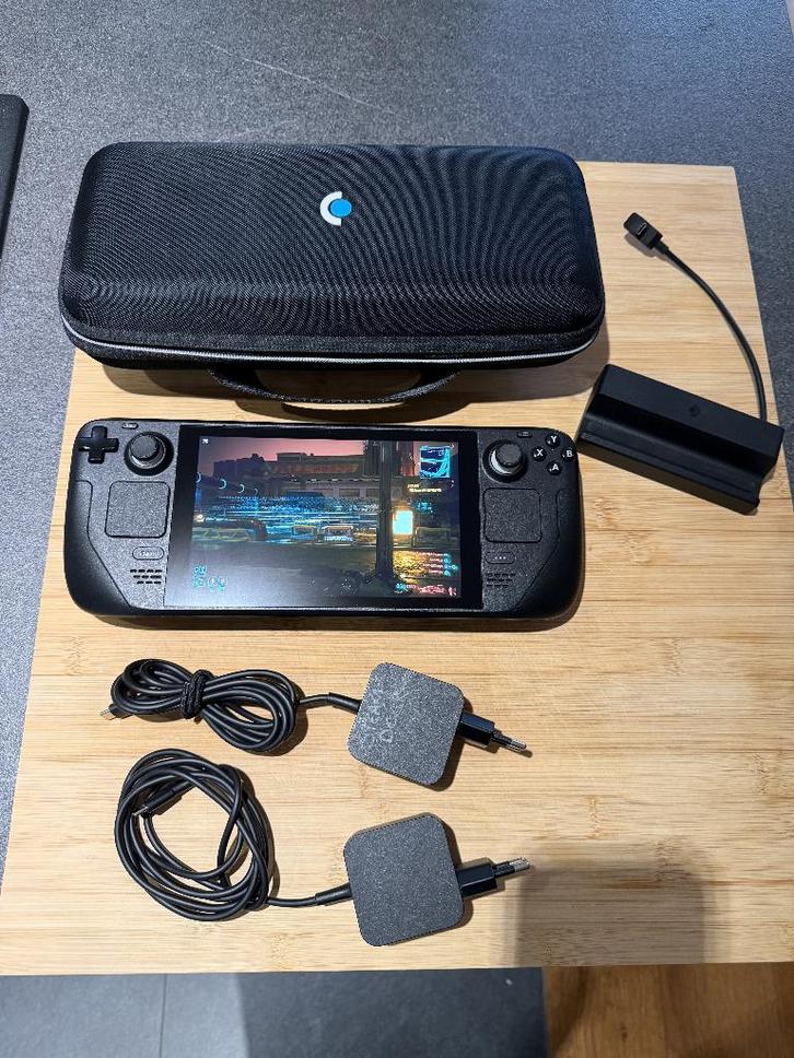 Steam Deck 512 GB + officieel Valve Dock, Games en Spelcomputers, Spelcomputers | Overige, Gebruikt, Ophalen of Verzenden
