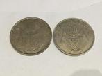 Rwanda lot 2 x 10 Francs 1964 en 1971, Postzegels en Munten, Ophalen of Verzenden
