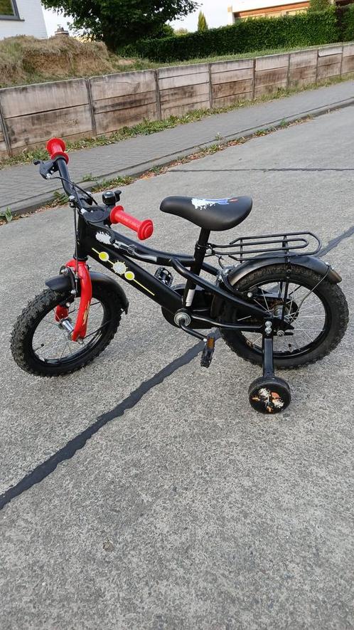 Kinderfiets 14 inch met zijwieltjes, Fietsen en Brommers, Fietsen | Kinderfietsjes, Zo goed als nieuw, Zijwieltjes, Ophalen