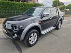 MITSUBISHI L200 2.5TD.PICKUP.5ZITS.4WD.BJ2007.AUTOMAAT.AIRCO, Auto's, 4 deurs, Zwart, 4 cilinders, Parkeersensor