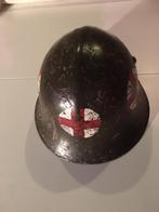 Bulgaarse WOII-helm M36, medische dienst, Verzamelen, Ophalen of Verzenden, Helm of Baret, Landmacht
