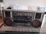 Hitachi Boombox de 1985, Autres marques, Enlèvement, Utilisé, Deck cassettes ou Lecteur-enregistreur de cassettes