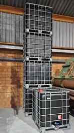 5 IBC containers 1000l zwart, Tuin en Terras, Met kraantje, 150 liter of meer, Ophalen of Verzenden, Zo goed als nieuw