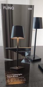 2 Flinq oplaadbare tafellampen, Ophalen of Verzenden, Zo goed als nieuw, Metaal, Minder dan 50 cm