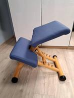 Stokke kniestoel ergonomische bureaustoel, Huis en Inrichting, Bureaustoelen, Ophalen, Gebruikt, Blauw, Bureaustoel