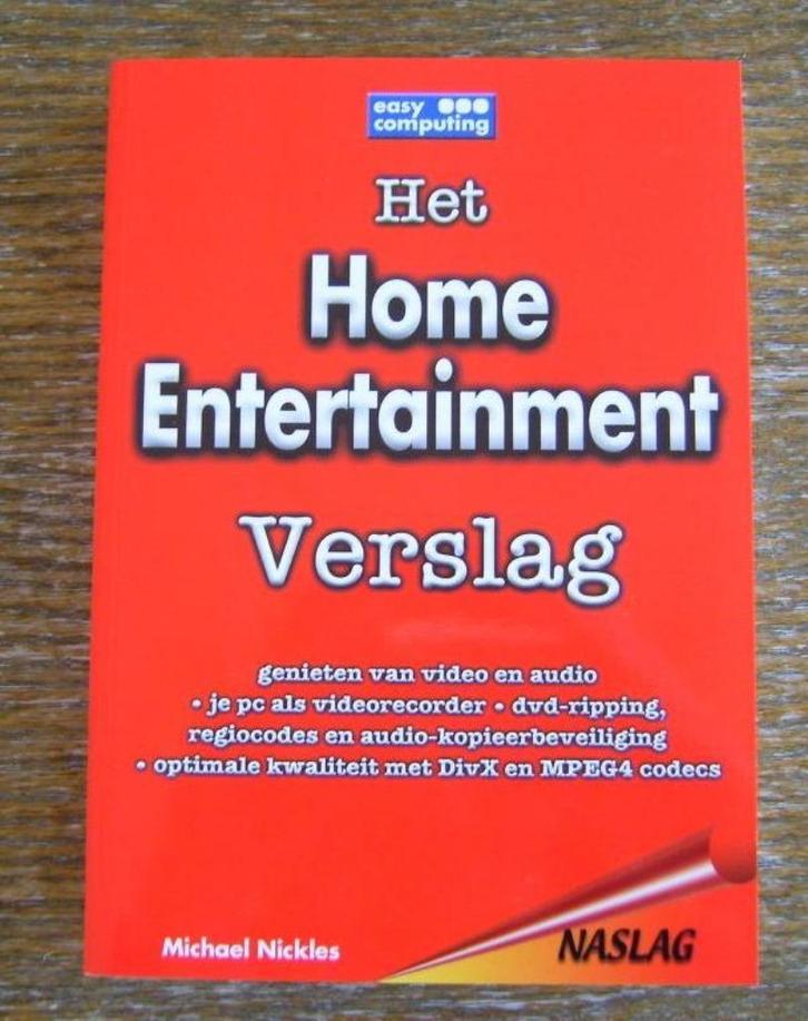 Home Entertainment Verslag (boek Easy computing) -multimedia, Boeken, Informatica en Computer, Nieuw, Ophalen of Verzenden
